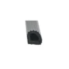 AP Products Black 1" X 1" X 50' Ribbed D Seal With Tape And Hats