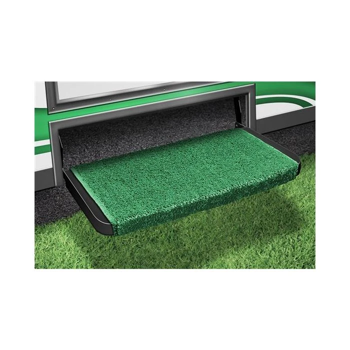 Prest-O-Fit Green 20" Wraparound Plus RV Step Rug 1 Prest-O-Fit Green 20" Wraparound Plus RV Step Rug