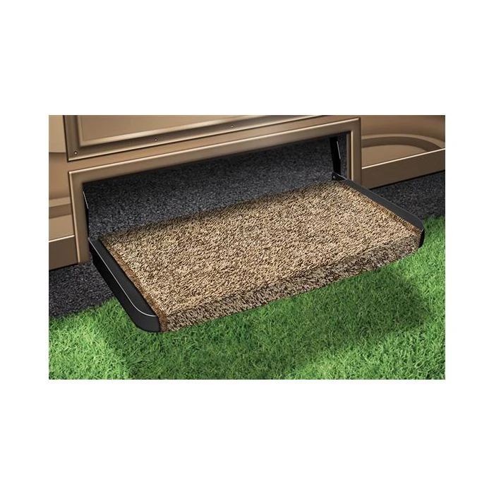 Prest-O-Fit Brown 20" Wraparound Plus RV Step Rug 1 Prest-O-Fit Brown 20" Wraparound Plus RV Step Rug