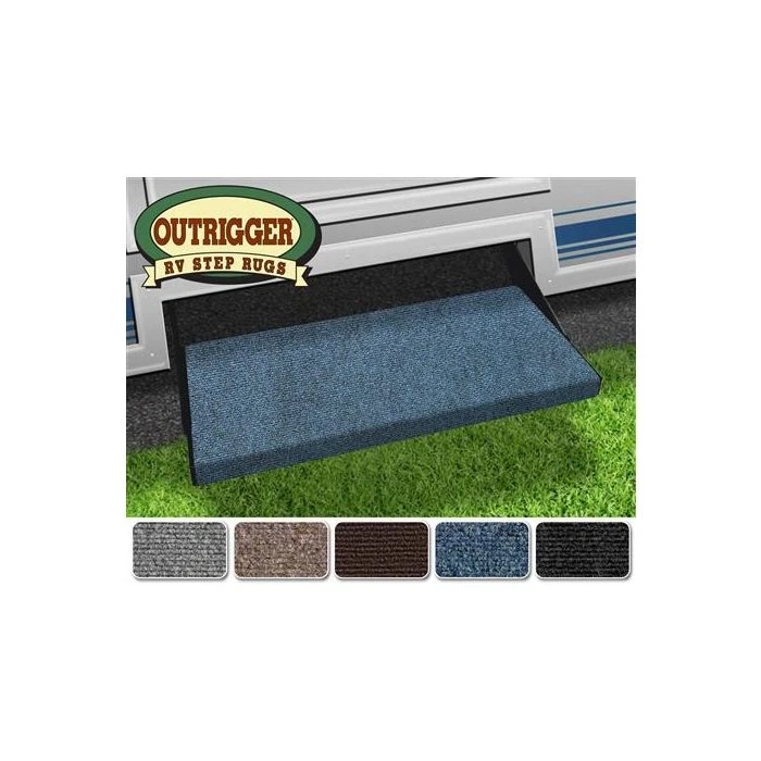 Prest-O-Fit Atlantic Blue 23" Outrigger RV Step Rug 1 Prest-O-Fit Atlantic Blue 23" Outrigger RV Step Rug