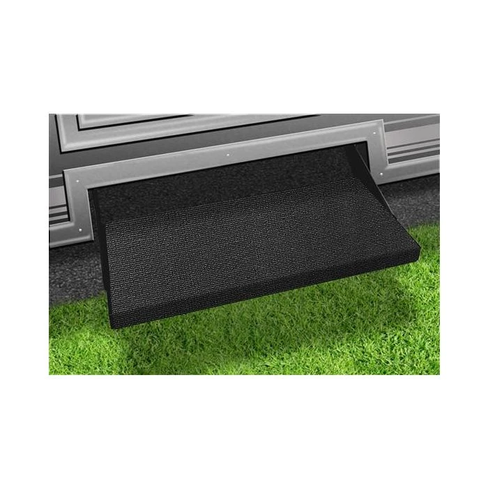 Prest-O-Fit Black Onyx 23" Outrigger RV Step Rug 1 Prest-O-Fit Black Onyx 23" Outrigger RV Step Rug