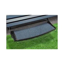 Prest-O-Fit Atlantic Blue 22" Outrigger Radius RV Step Rug