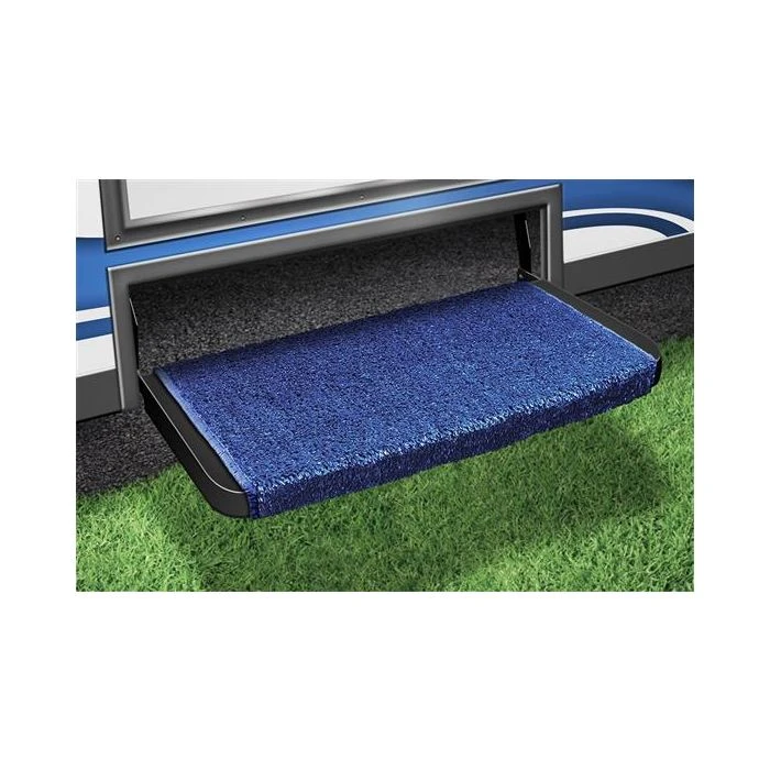 Prest-O-Fit Imperial Blue 20" Wraparound Plus RV Step Rug 1 Prest-O-Fit Imperial Blue 20" Wraparound Plus RV Step Rug
