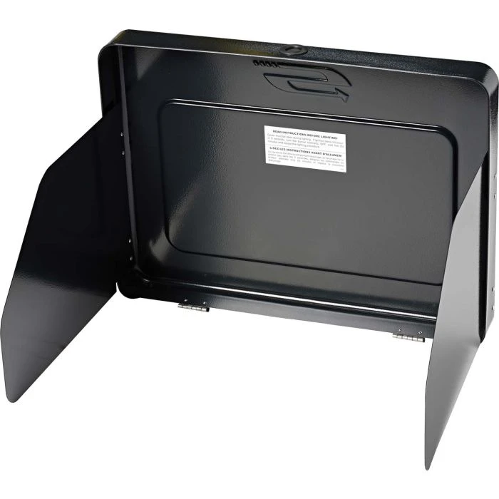 Suburban Two Burner Drop-In Cooktop Black Cover W/ Wind Guards 1 Suburban Two Burner Drop-In Cooktop Black Cover W/ Wind Guards