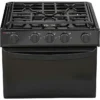 Suburban 17" Black 3-Burner Range