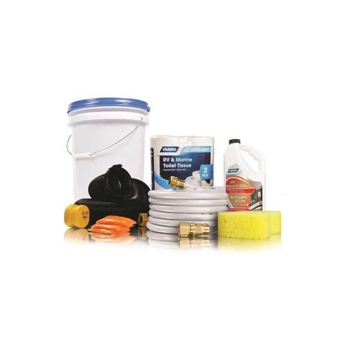 Camco Level 8 RV Starter Kit Bucket 1 Camco Level 8 RV Starter Kit Bucket