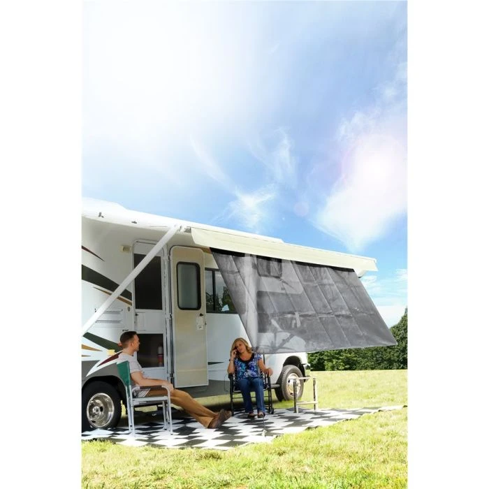 Camco 54" X 180" RV Black Awning Shade Kit 1 Camco 54" X 180" RV Black Awning Shade Kit