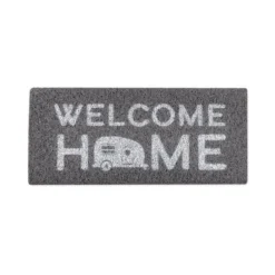 Camco Life Is Better At The Campsite RV Wrap Around Step Rug, Fits 23-Inch Wide Steps