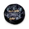 Camco Life Is Better At The Campsite Black Vinyl 29" RV Camper Design Spare Tire Cover