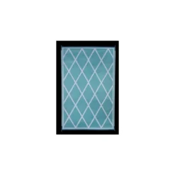 Faulkner 9' X 12' Turquoise/White Reversible Deluxe Multi-Purpose Mat