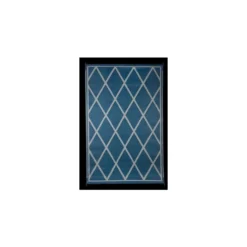Faulkner 9' X 12' Blue/Ivory Reversible Deluxe Multi-Purpose Mat