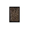 Faulkner 8' X 20' Black/Beige Reversible Swirl Deluxe Multi-Purpose Mat