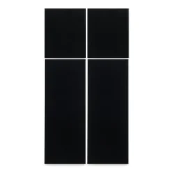 Dometic Elite 2+2 Refrigerator RM1350/RME1350 Black Acrylic Door Panel Set