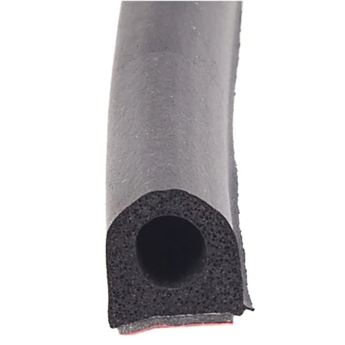 AP Products Channel Non-Ribbed D-Seal With Hats Tape Mount - 3/4" X 3/4" X 50' 1 AP Products Channel Non-Ribbed D-Seal With Hats Tape Mount - 3/4" X 3/4" X 50'