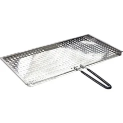 Magma Products 8" X 17" Fish & Veggie Stainless Steel Grill Tray W/Removable Handle